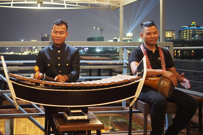 Sunset & Evening Dinner Cruise With One Way Free Pick Up - Passing the Royal Palace and the three-river junction