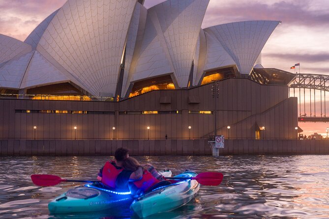 Sydney LED Lit Kayak Tour of the Opera House and Bridge - What the $99.70 price includes