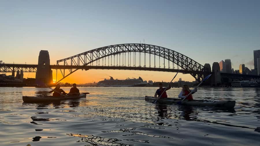 Sydney Sunrise Private Kayak – Opera House & Harbour Bridge - Ending near the Opera House in morning light