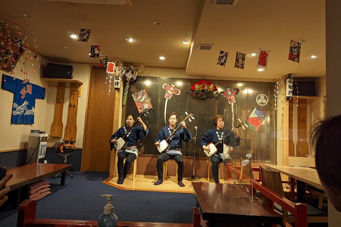 Tsugaru shamisen performance over traditional dinner - Why this Asakusa evening works well