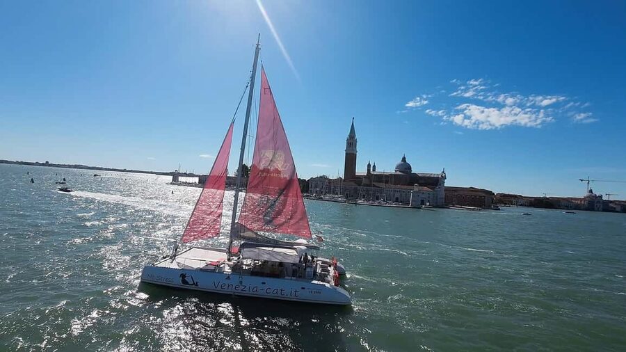 Venice: Golden Hour Cruise with Classical Music & Cocktail - San Marco Bay at golden hour