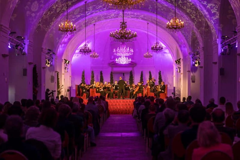 Vienna: Mozart and Strauss Concert at Schönbrunn - The break, bar, and changing atmosphere