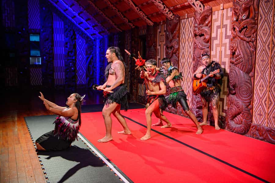 Waitangi: Treaty Grounds Hāngī and Concert Combo Pass - Following the guide through the Treaty Grounds